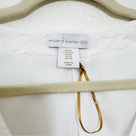 House of Harlow 1960 White Jacquard Vest - Picture 3 of 4